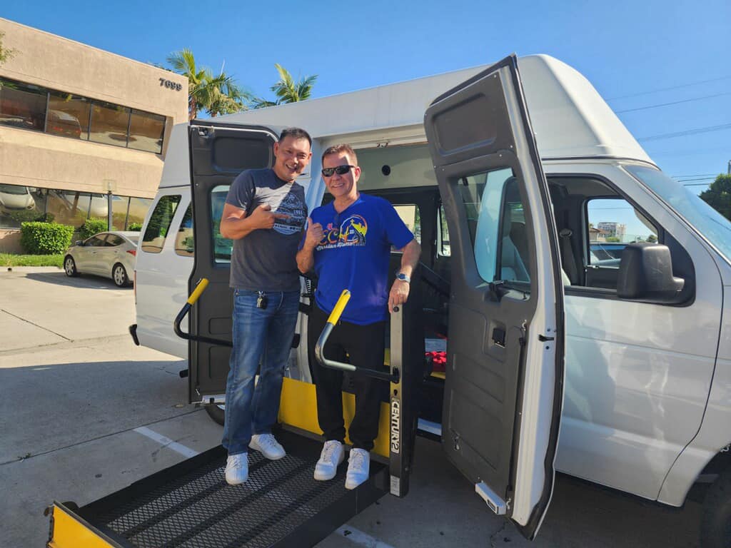 Mobility van delivery